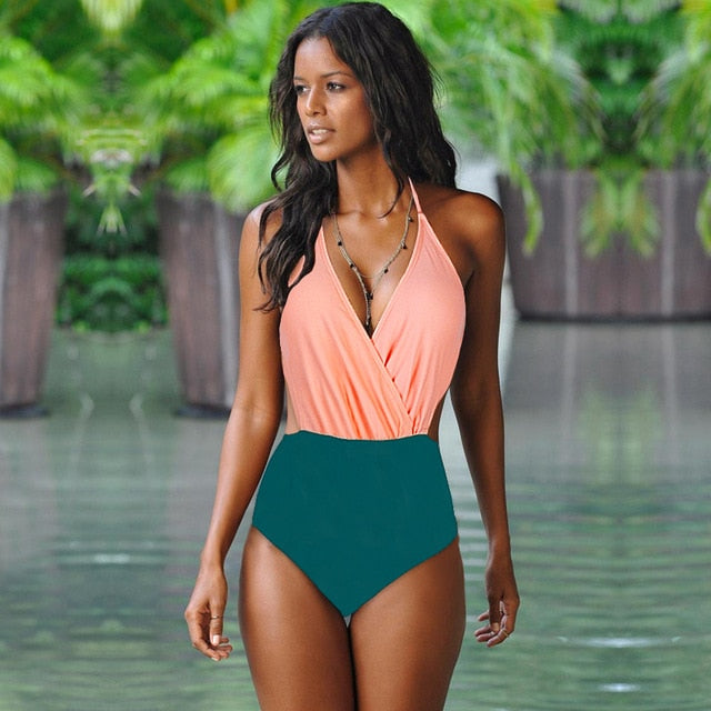 Sexy One Piece Swimwear Women 2021 New Floral Monokini Bathing Suits Bodysuit Plus Size Swimsuit Beach Swimming Suit For Female