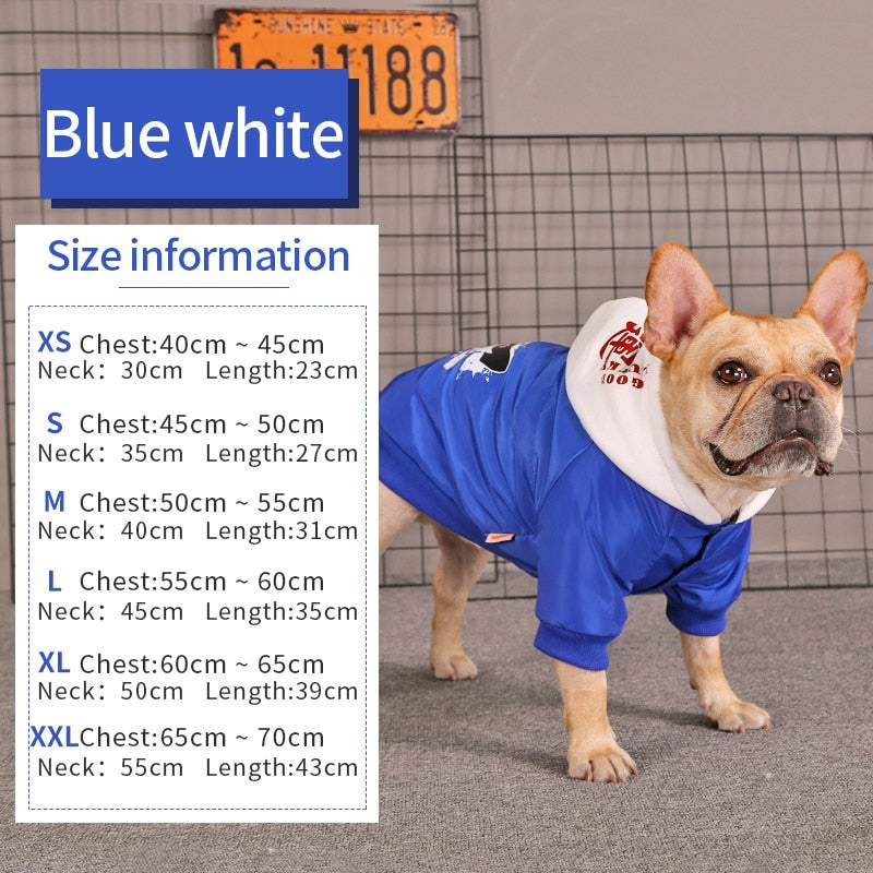 Hoopet Winter Warm Coat For Small Dogs Thickened Pet Jacket French Bulldog Puppy Clothing Shirt Soft Outerwear Dog Suppliers