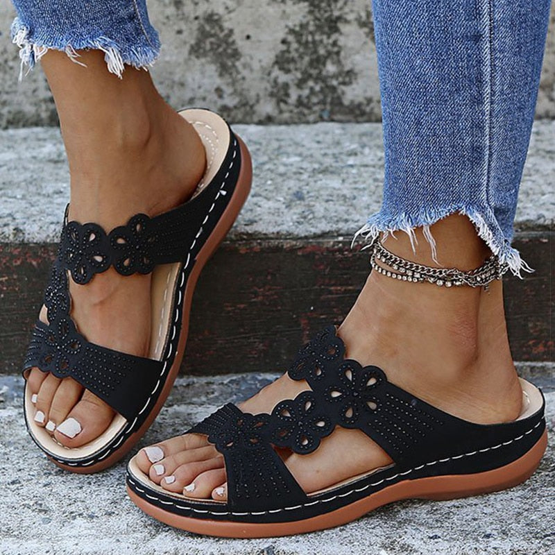 Woman Sandals Soft Bottom Summer Shoes Women Wedges Shoes With Heels Sandals Casual Beach Chaussure Femme Summer Sandals