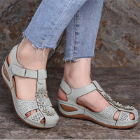 Women Sandals Plus Size 44 Wedges Shoes Woman Heels Sandals Chaussures Femme Soft Bottom Platform Sandals Gladiator Casual Shoes