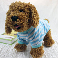 Stripe Summer Spring Dog T-shirt Soft Small Medium Dog Puppy Clothing Shirt Vest Printed Pet Dog Puppy Vest T-shirt  Dog Cloth