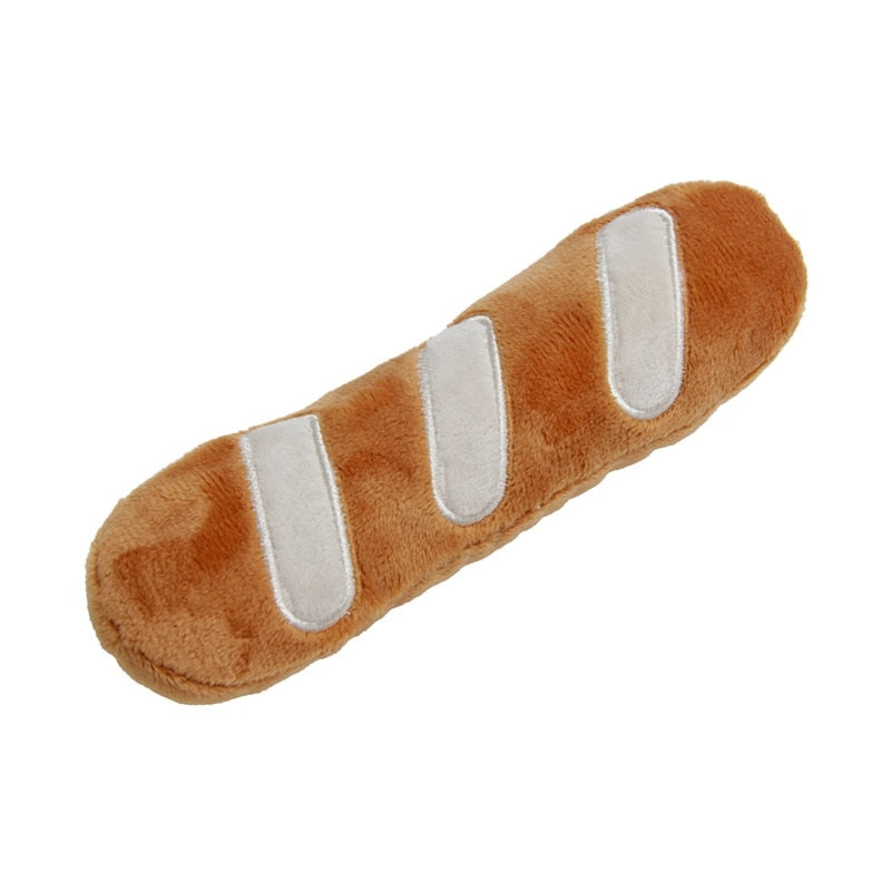 Dog Toys Plush Fruit Shaped Squeaky Cleaning Teeth Chew Toy Interactive Pet Molar Pet Toy For Dogs To Relieve Stress