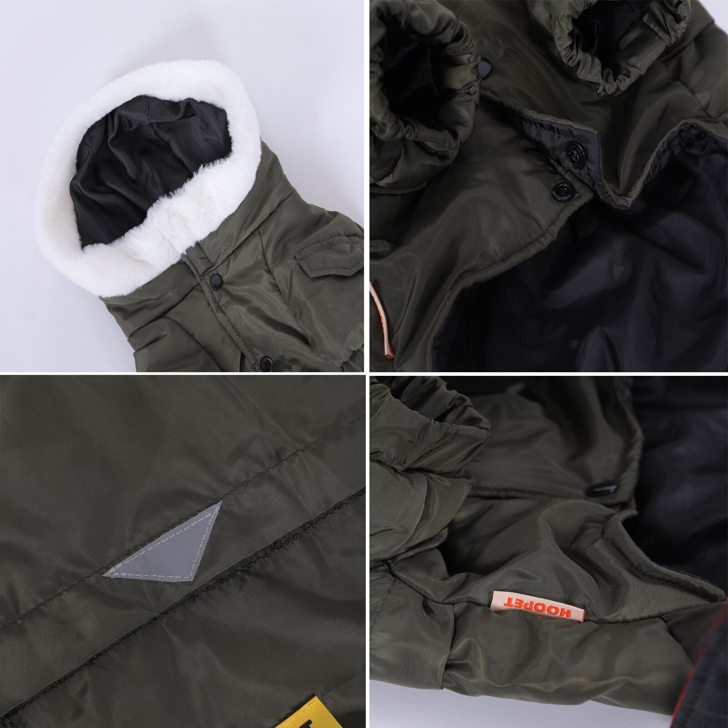 Hoopet Winter Warm Coat For Small Dogs Thickened Pet Jacket French Bulldog Puppy Clothing Shirt Soft Outerwear Dog Suppliers