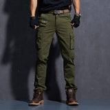 Spring Military Cargo Tactical Pants Cotton Casual Camouflage Trousers Men Pantalon Homme