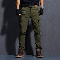 Spring Military Cargo Tactical Pants Cotton Casual Camouflage Trousers Men Pantalon Homme