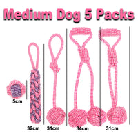 12Pcs Large Dog Toy Sets Chew Rope Toys for Dog Chewing Toys for Dog Outdoor Teeth Clean Toy for Big Dogs Juguete para Perros