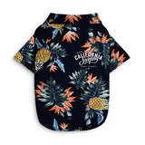 Dog Shirts Printed Clothes Summer Beach Clothes Vest Pet Clothing Floral T-Shirt Hawaiian For Small Large Cat Dog Chihuahua