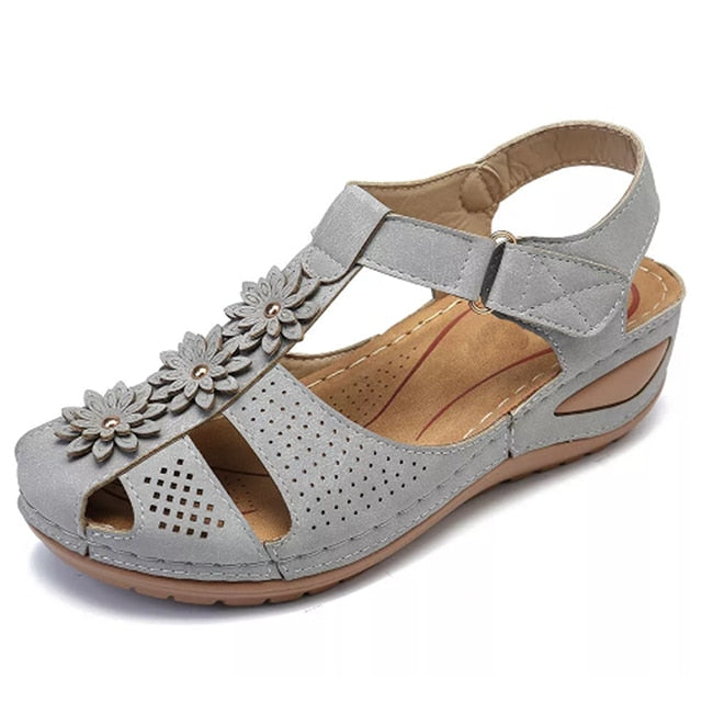 Women Sandals Plus Size 44 Wedges Shoes Woman Heels Sandals Chaussures Femme Soft Bottom Platform Sandals Gladiator Casual Shoes