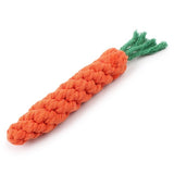 1PC 22cm Pet Supply High Quality Pet Dog Toy Carrot Shape Rope Puppy Chew Toys Teath Cleaning Outdoor Fun Training