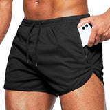 Summer Quick Dry Men's Sports Running Shorts Fitness Beach Short Pants Sportswear Gym Training Workout Shorts Compression Shorts