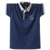 Men Short Polo Shirt Slim Fit Camisa Casual Cotton Summer Short Sleeve Shirt Homme 5XL Plus Size Business Work Tops Shirt