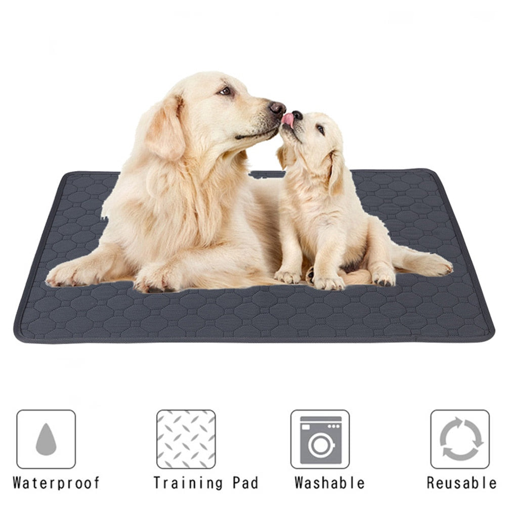 Washable Dog Pet Diaper Mat Urine Absorbent Environment Protect Diaper Mat Waterproof Reusable Training Pad Dog Car Seat Bed