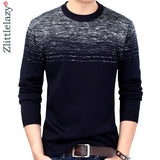 2022 New Brand Designer Pullover Striped Men Sweater Mens Thick Winter Warm Jersey Knitted Sweaters Mens Wear Slim Fit Knitwear