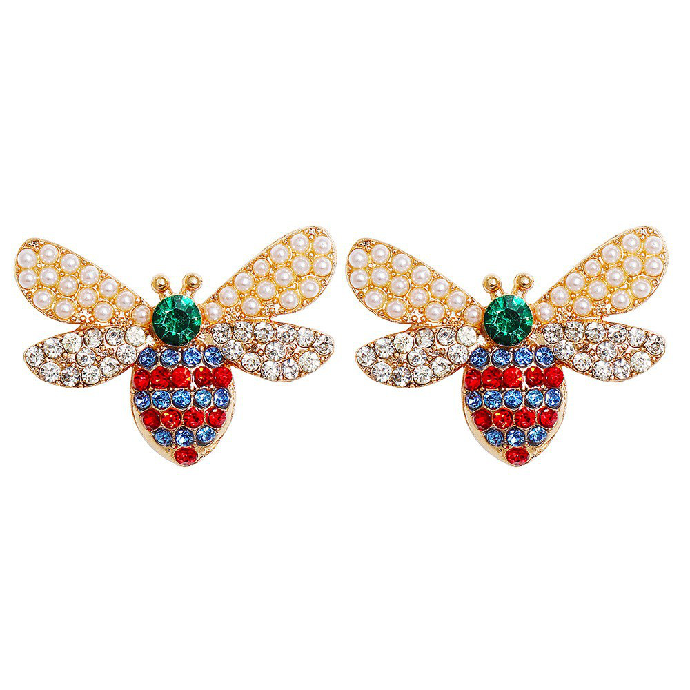Women Chunky  Insect Bee Shape Earring