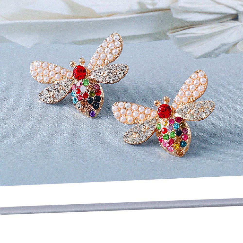 Women Chunky  Insect Bee Shape Earring