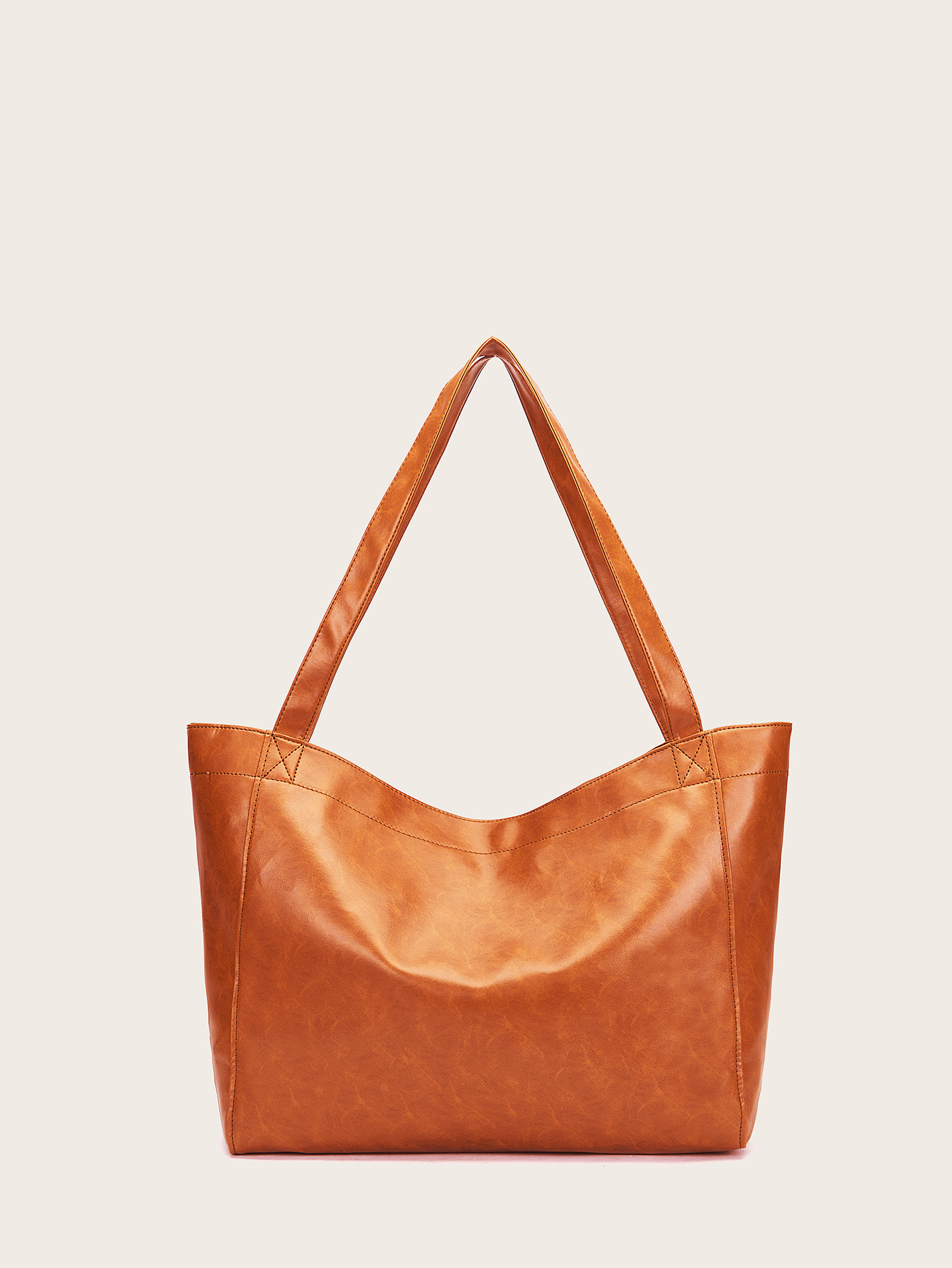 Women's Retro Horizontal Square Pockets Tote Bag