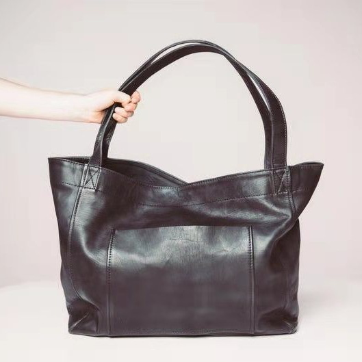 Women's Retro Horizontal Square Pockets Tote Bag