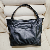 Women's Retro Horizontal Square Pockets Tote Bag