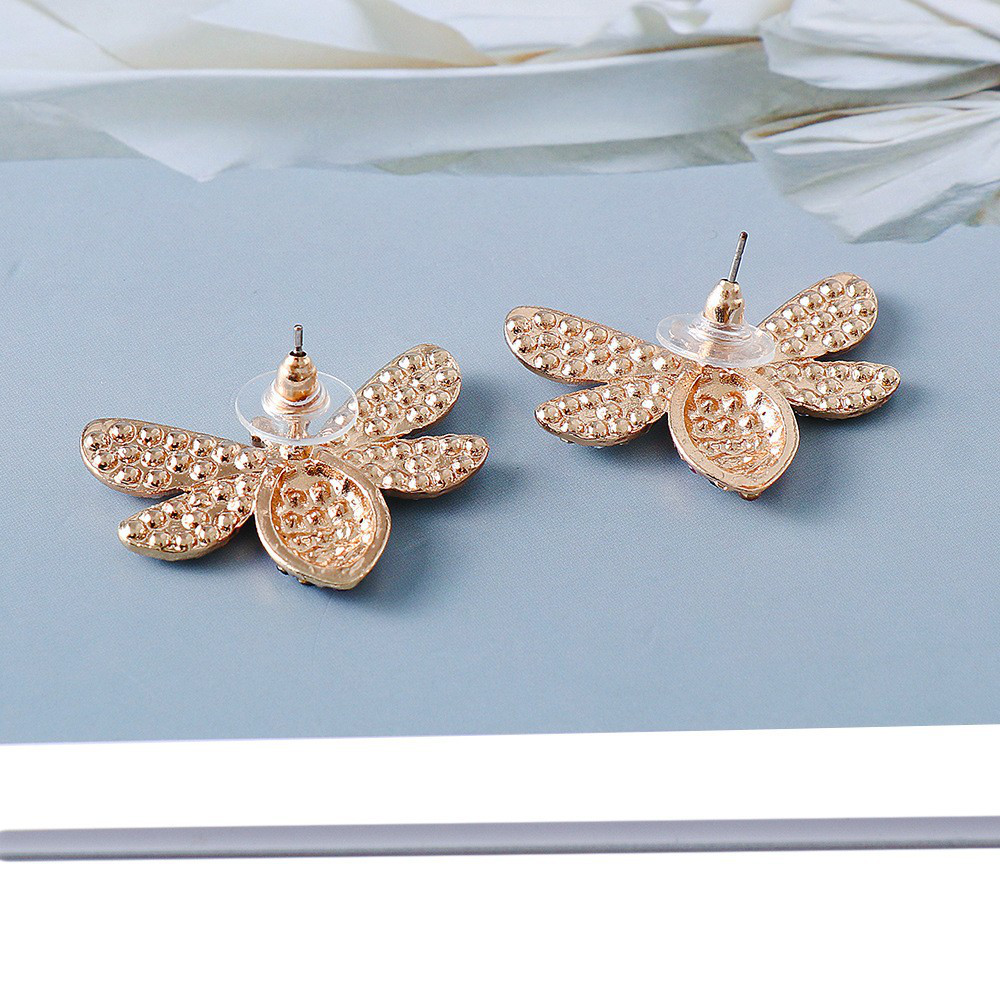 Women Chunky  Insect Bee Shape Earring