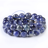 Women's Natural Blue-Vein Stone Crystal Bracelet