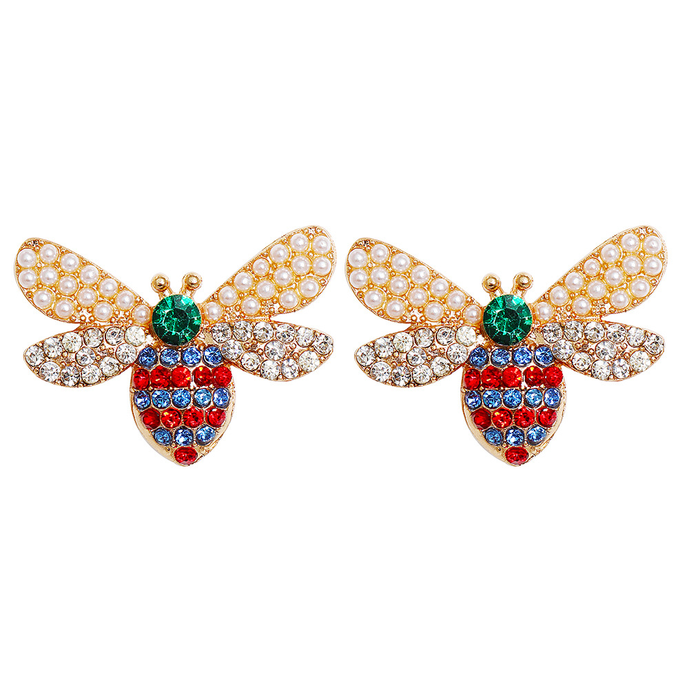 Women Chunky  Insect Bee Shape Earring