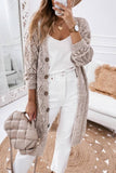 Long Sleeve Button Up Hollowed Cardigan