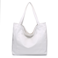 Women's Retro Horizontal Square Pockets Tote Bag