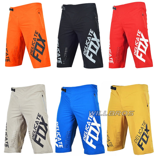 Delicate Fox Shorts Mountain Bicycle Offroad MX BMX MTB Defend Racing Motorcycle Motorbike Summer Short Pants Mens