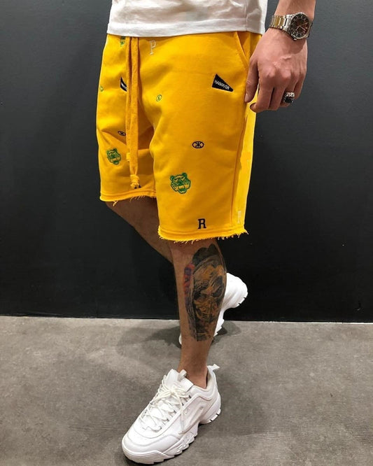 Spring Summer Men Cargo Shorts Relaxed Fit Breeches Bermuda Casual Short Pants Stick a Skin Social Cargo Short Men