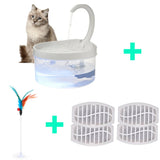 Pet Water Fountain Swan Neck Shaped Cat Water Dispenser Prevent Dry Burn Drinking Fountain 2L With LED Light Bird Dog Drink Bowl