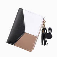 Women’s  Zipper Tassel Colorblack Wallet