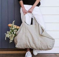Minimalist Linen Tote Bags