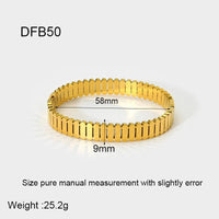 Geometric Watch Belt Style Bangle