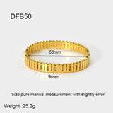 Geometric Watch Belt Style Bangle