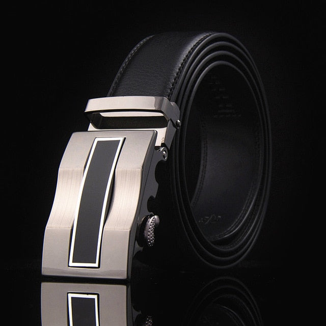 Belt Men Top Quality Genuine Luxury Leather Belts for Men Strap Male Metal Automatic Buckle men belts