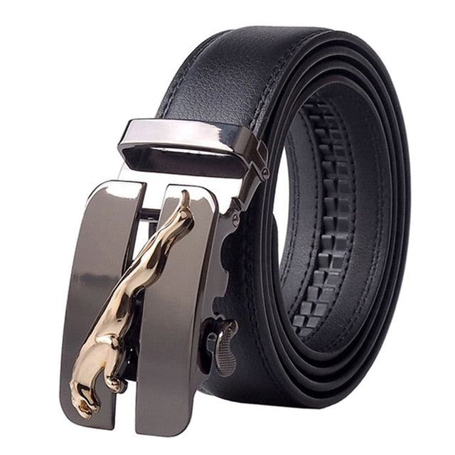 Belt Men Top Quality Genuine Luxury Leather Belts for Men Strap Male Metal Automatic Buckle men belts