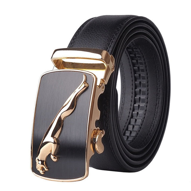 Belt Men Top Quality Genuine Luxury Leather Belts for Men Strap Male Metal Automatic Buckle men belts
