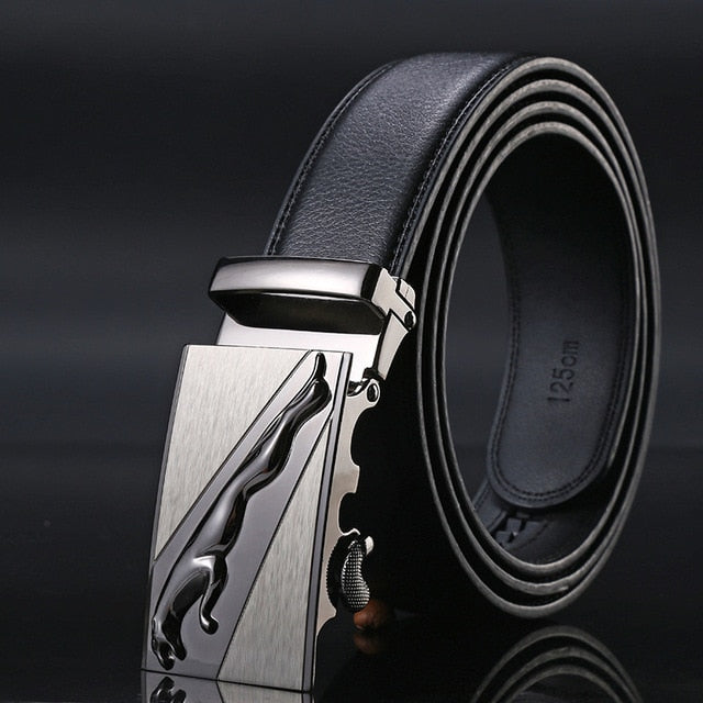 Belt Men Top Quality Genuine Luxury Leather Belts for Men Strap Male Metal Automatic Buckle men belts