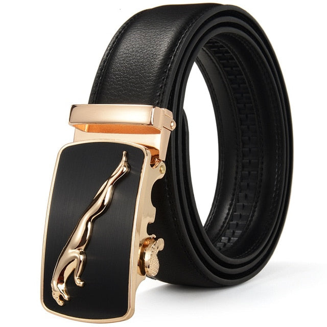 Belt Men Top Quality Genuine Luxury Leather Belts for Men Strap Male Metal Automatic Buckle men belts