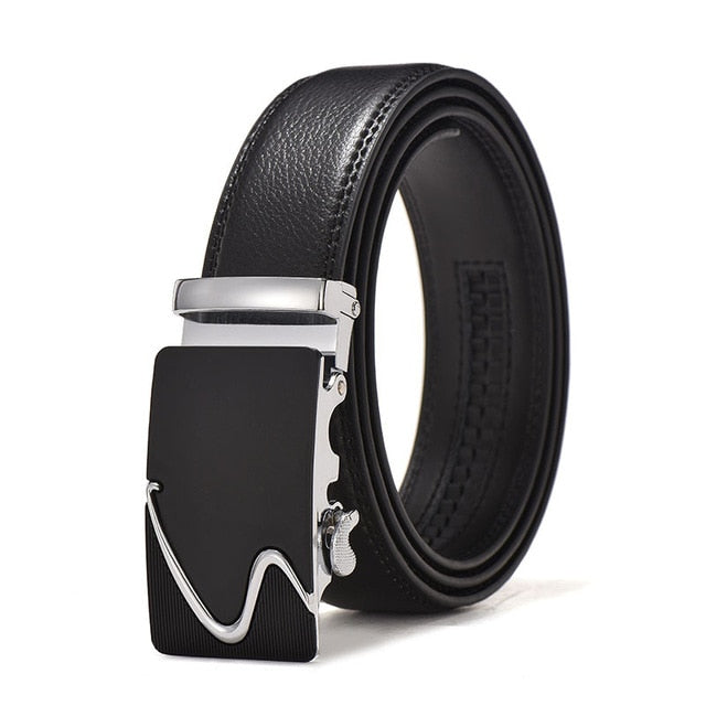Belt Men Top Quality Genuine Luxury Leather Belts for Men Strap Male Metal Automatic Buckle men belts