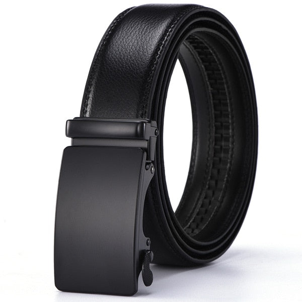 Belt Men Top Quality Genuine Luxury Leather Belts for Men Strap Male Metal Automatic Buckle men belts