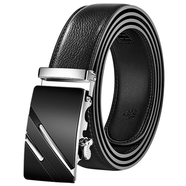 Belt Men Top Quality Genuine Luxury Leather Belts for Men Strap Male Metal Automatic Buckle men belts