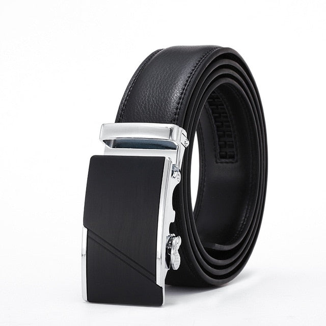 Belt Men Top Quality Genuine Luxury Leather Belts for Men Strap Male Metal Automatic Buckle men belts