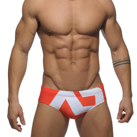 Printing Men's Swimwear 2020 Sexy Summer Swimsuit Briefs Low Waist Bathing Suit Bulge Beach Wear Fashion Short Sport Homme Swim
