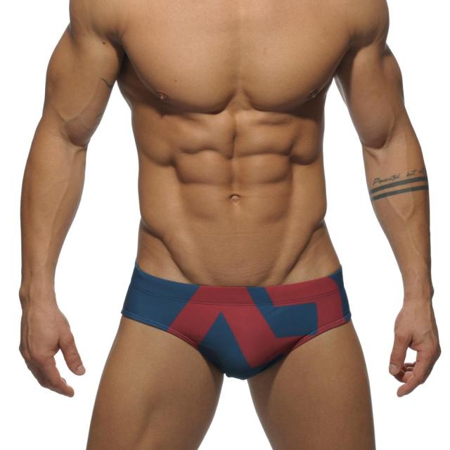 Printing Men's Swimwear 2020 Sexy Summer Swimsuit Briefs Low Waist Bathing Suit Bulge Beach Wear Fashion Short Sport Homme Swim