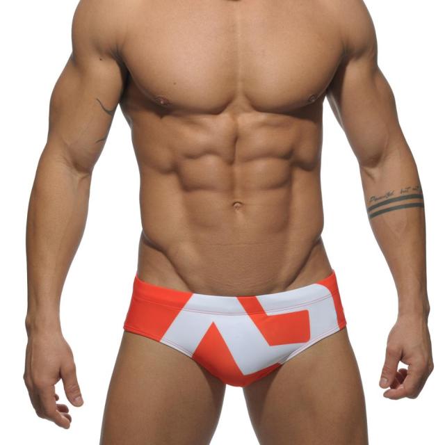 Printing Men's Swimwear 2020 Sexy Summer Swimsuit Briefs Low Waist Bathing Suit Bulge Beach Wear Fashion Short Sport Homme Swim