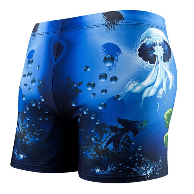 Men's Swimming Trunks Beach Shorts Boxer Briefs Men Male Swim Pool Swimsuit Swimwear Bathing Pants Suit maillot de bain homme
