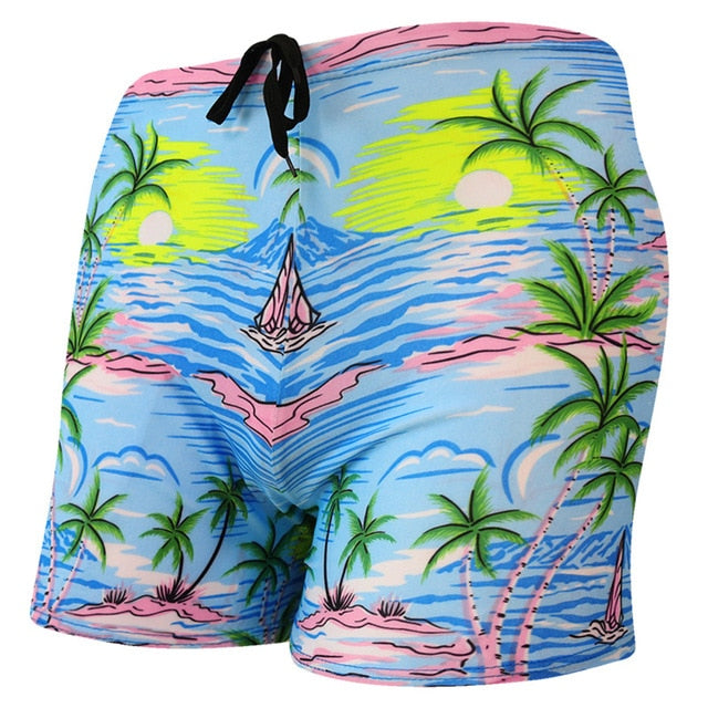 Men's Swimming Trunks Beach Shorts Boxer Briefs Men Male Swim Pool Swimsuit Swimwear Bathing Pants Suit maillot de bain homme
