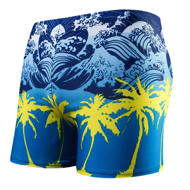 Men's Swimming Trunks Beach Shorts Boxer Briefs Men Male Swim Pool Swimsuit Swimwear Bathing Pants Suit maillot de bain homme