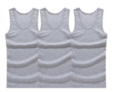 3pcs/lot Cotton Mens  Underwear Sleeveless Tank Top Solid Muscle Vest Undershirts O-neck Gymclothing T-shirt men's vest